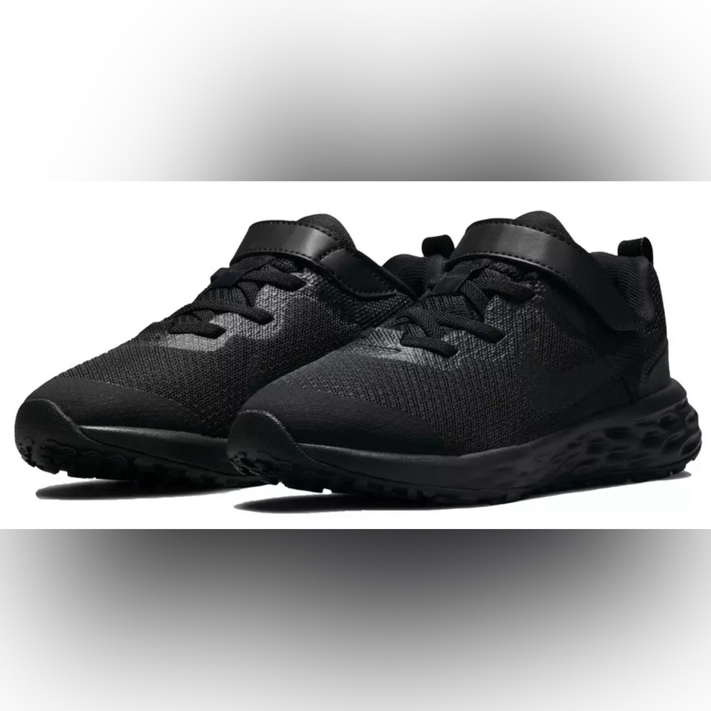 Nike Revolution 6 Little Kids' Shoes - Size 1Y - DD1095-001 - Preowned